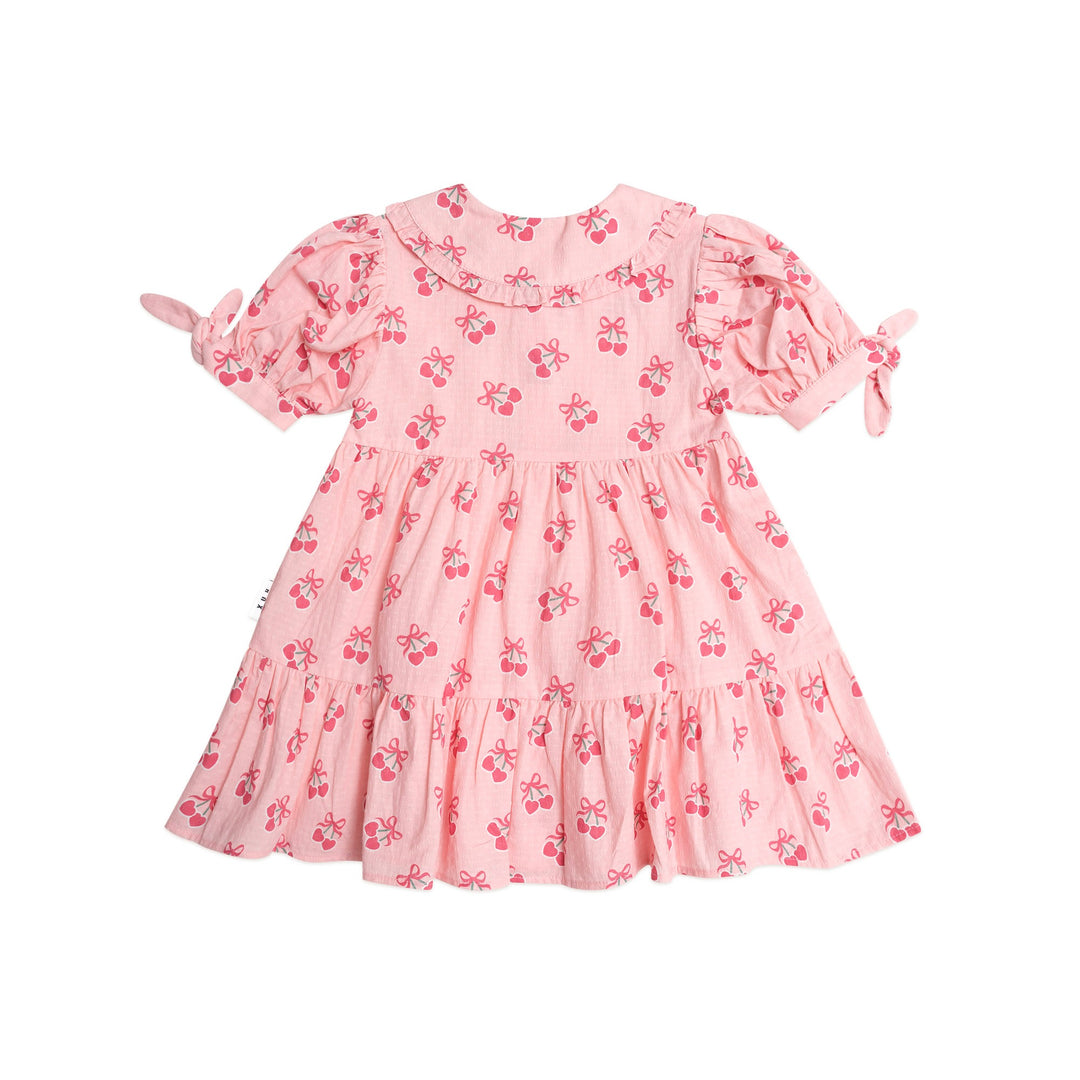 Huxbaby Cherry Pie Tiered Smock Dress