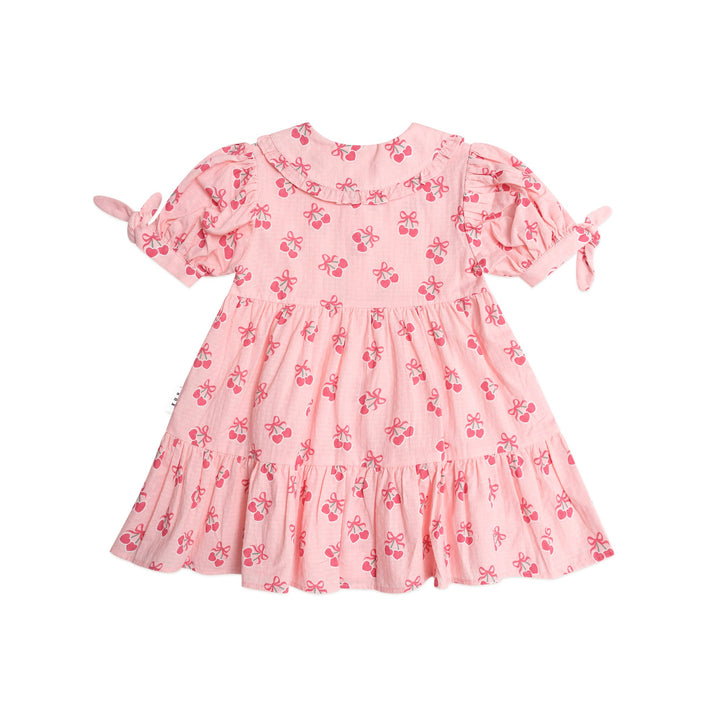 Huxbaby Cherry Pie Tiered Smock Dress