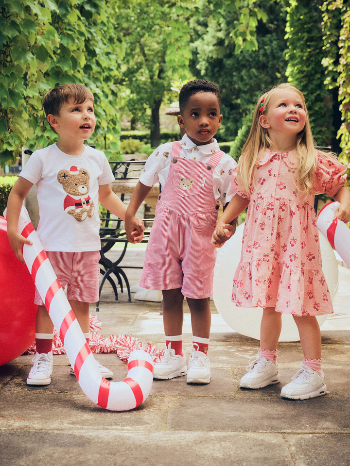 Huxbaby Cherry Pie Tiered Smock Dress