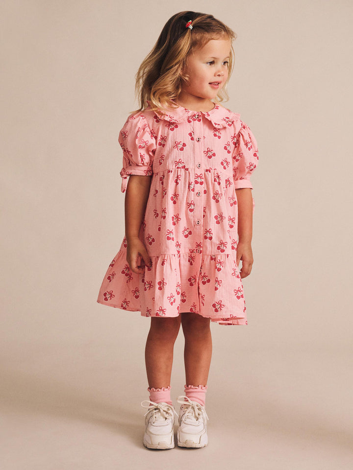 Huxbaby Cherry Pie Tiered Smock Dress