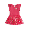 Golden Cherry Pie Rib Tulle Dress