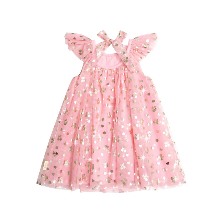 Huxbaby Golden Cherries Princess Tulle Dress