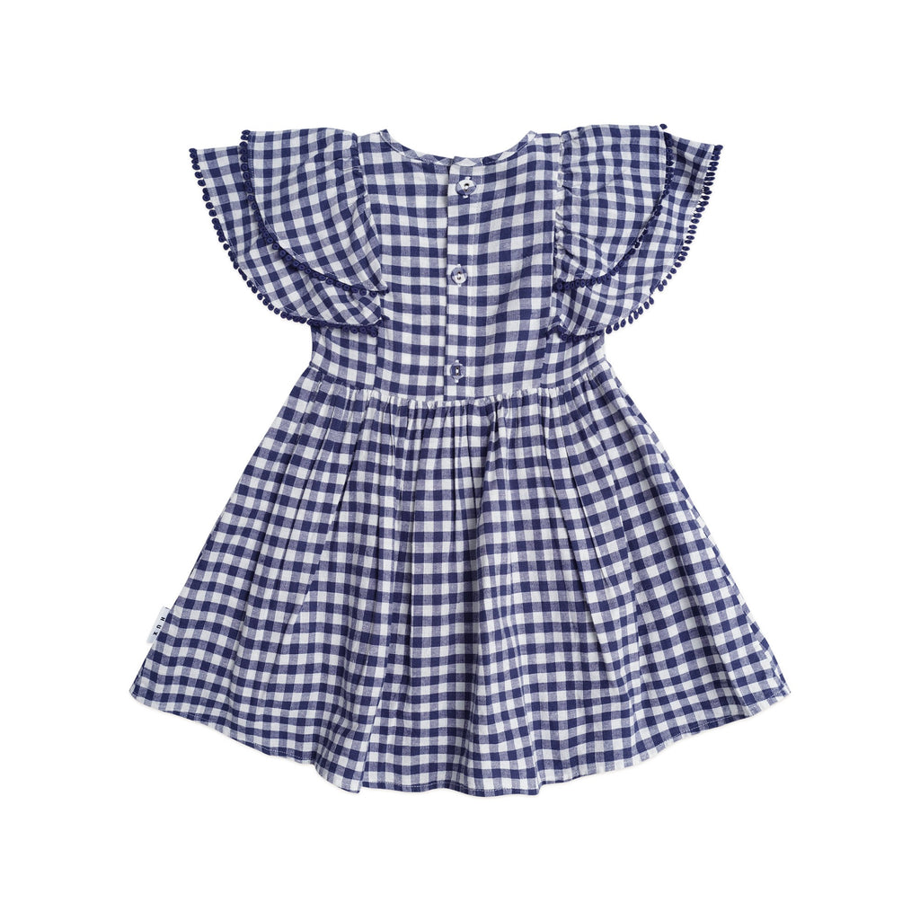 Huxbaby Cherry Pie Frill Dress Check