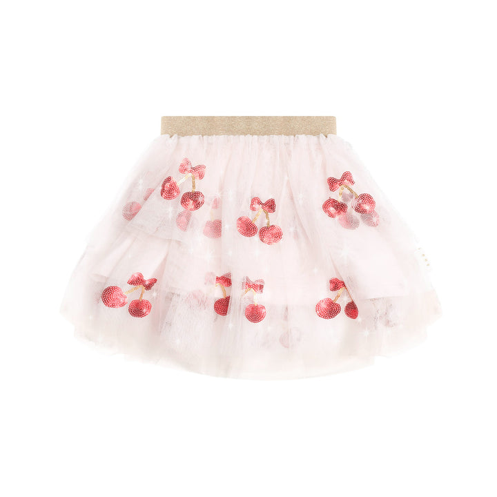 Huxbaby Sequin Cherry Pie Tulle Skirt