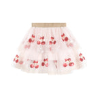 Sequin Cherry Pie Tulle Skirt