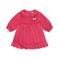 Very Cherry Velour Collar Dress