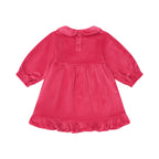 Very Cherry Velour Collar Dress