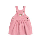 Chill Red Stripe Pinafore Dress
