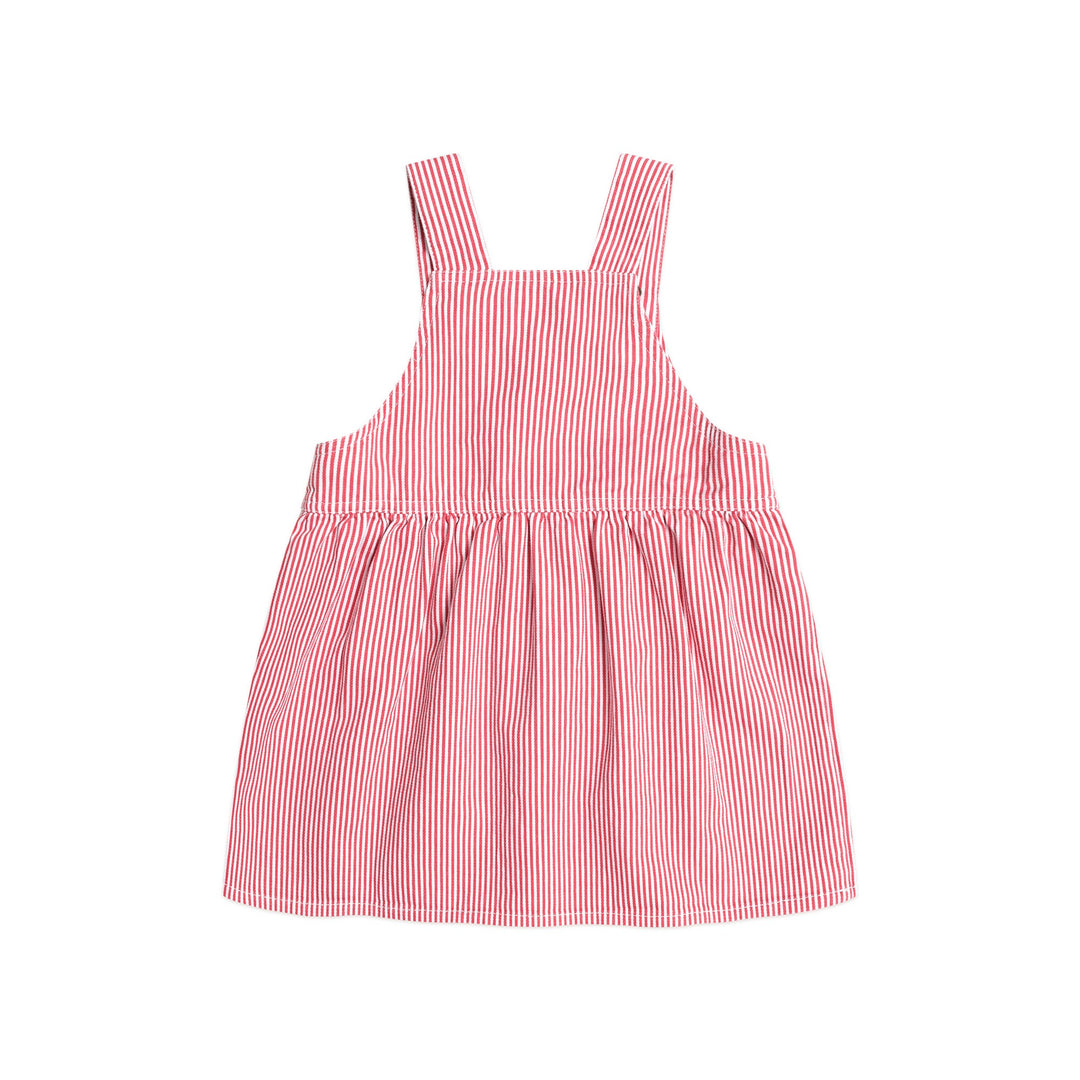 Huxbaby Chill Red Stripe Pinafore Dress