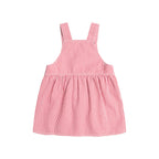 Chill Red Stripe Pinafore Dress