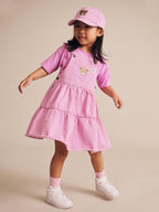 Candy Stripe Pinafore Dress