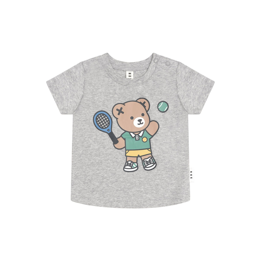 Huxbaby Tennis Hux T-Shirt - Grey Marle