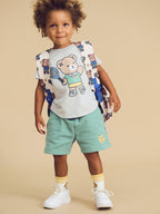 Tennis Hux T-Shirt - Grey Marle