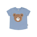 Furry Hux T-Shirt - Cornflower