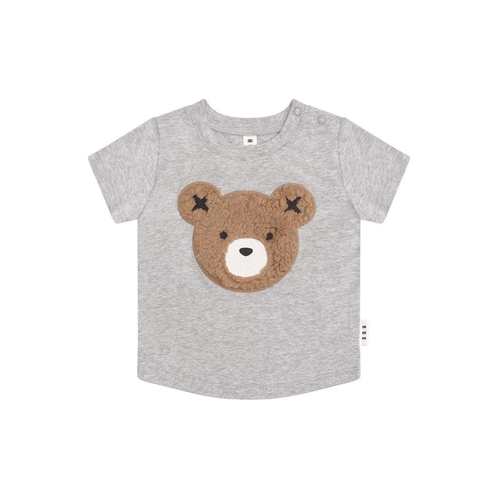 Huxbaby Furry Hux T-Shirt - Grey Marle