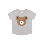 Furry Hux T-Shirt - Grey Marle