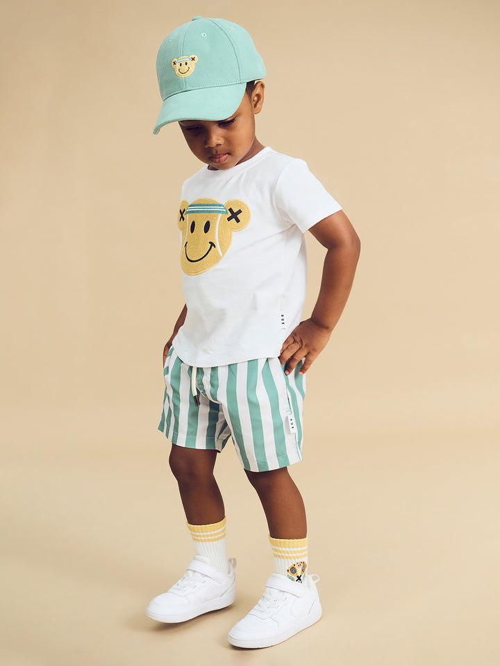 Huxbaby Tennis Bear T-Shirt - White