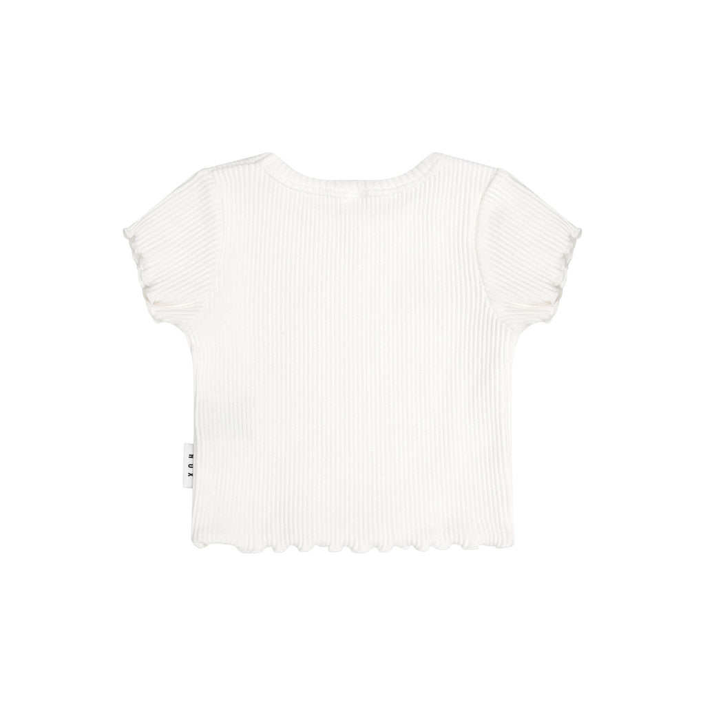 Rib Tee - Almond Milk