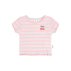 Rib Tee - Candy Stripe