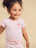 Rib Tee - Candy Stripe