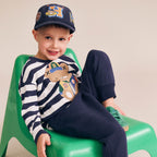 Varsity Hux Stripe Top