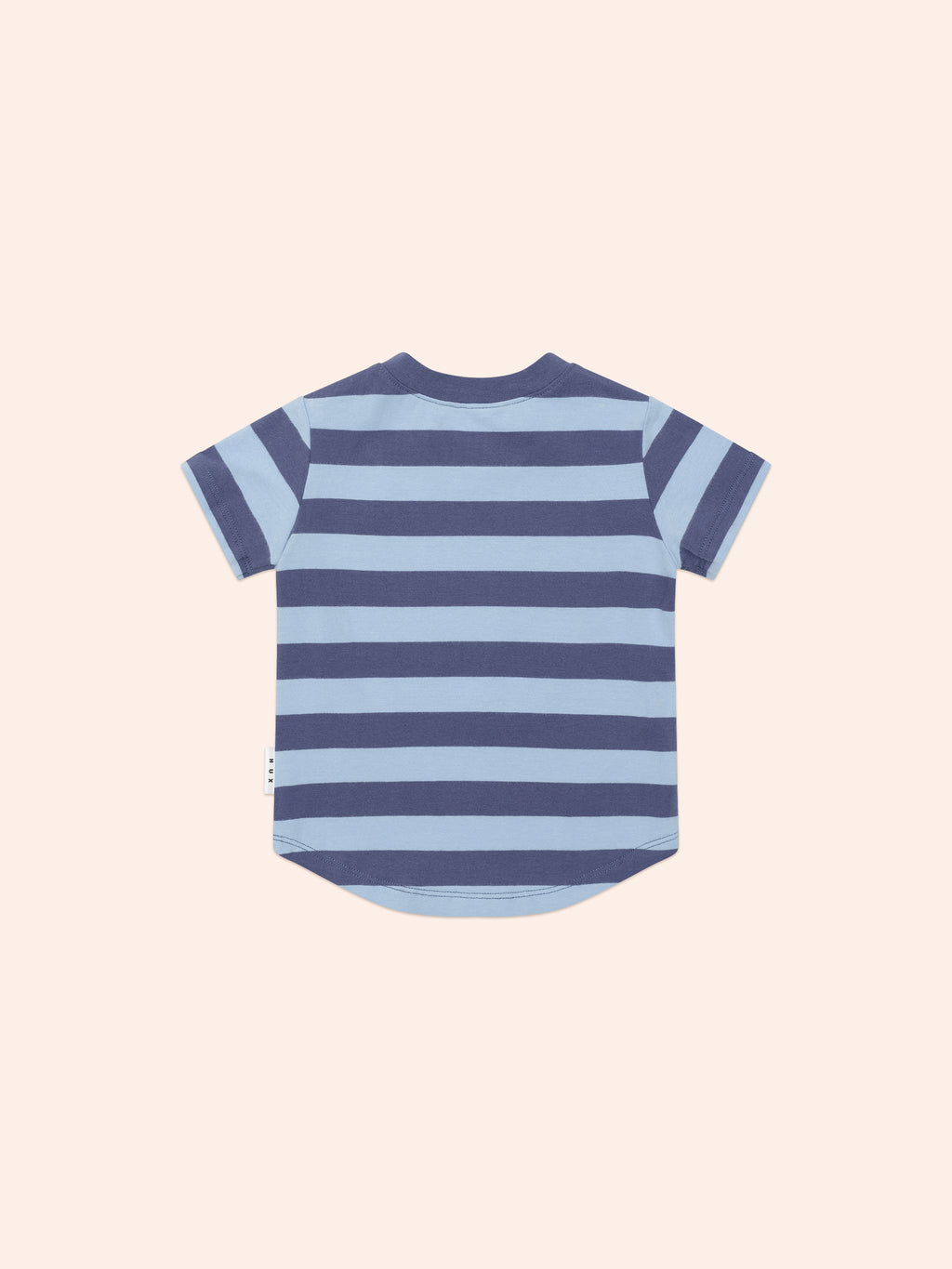 Huxbaby Furry Hux Blue Stripe Bear T-Shirt