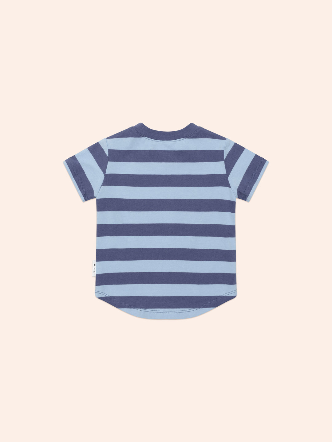 Huxbaby Furry Hux Blue Stripe Bear T-Shirt