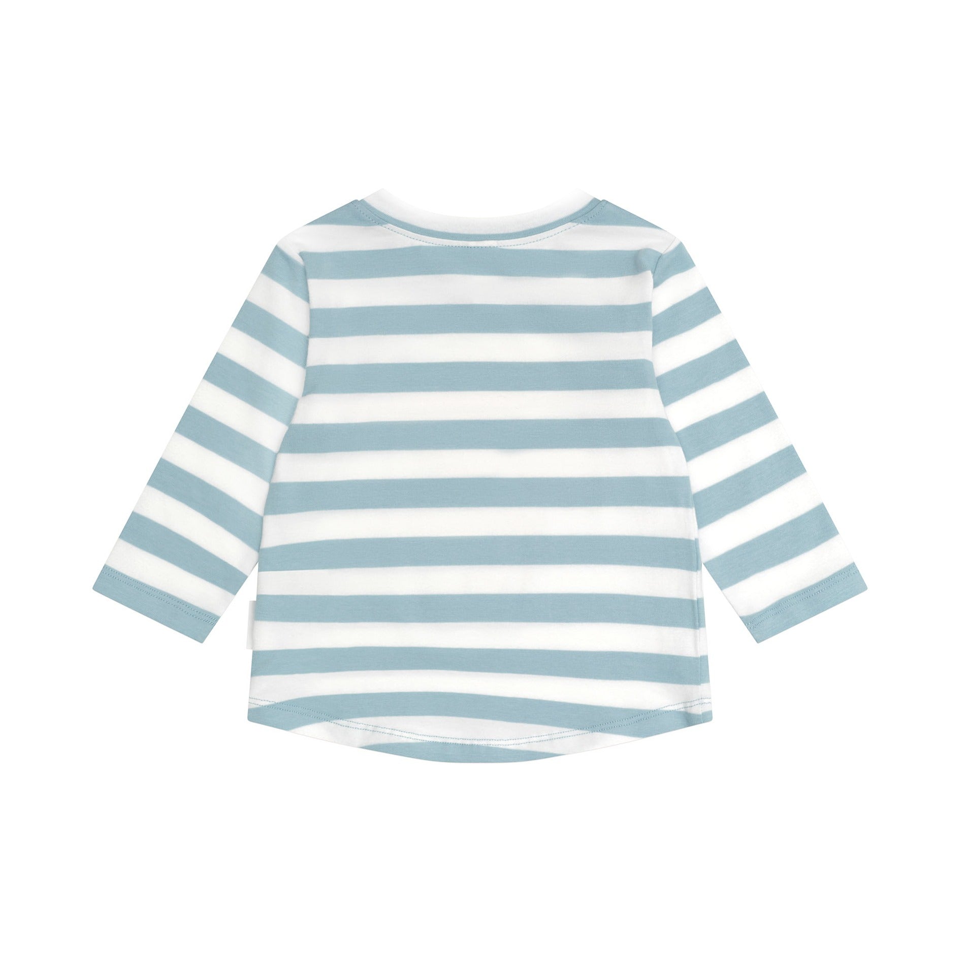 Huxbaby Roadworks Hux Stripe Top - Marine Blue/Almond Milk