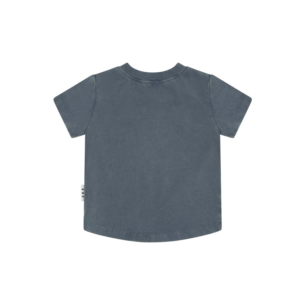 Huxbaby Digger Hux T-Shirt - Washed Navy