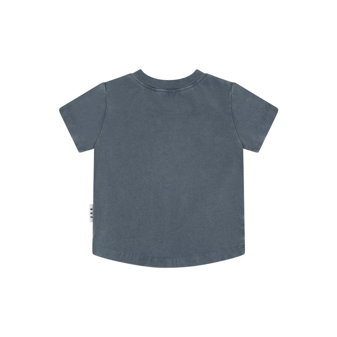 Huxbaby Digger Hux T-Shirt - Washed Navy