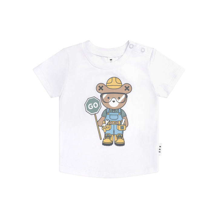 Huxbaby Roadworks Hux T-Shirt - White