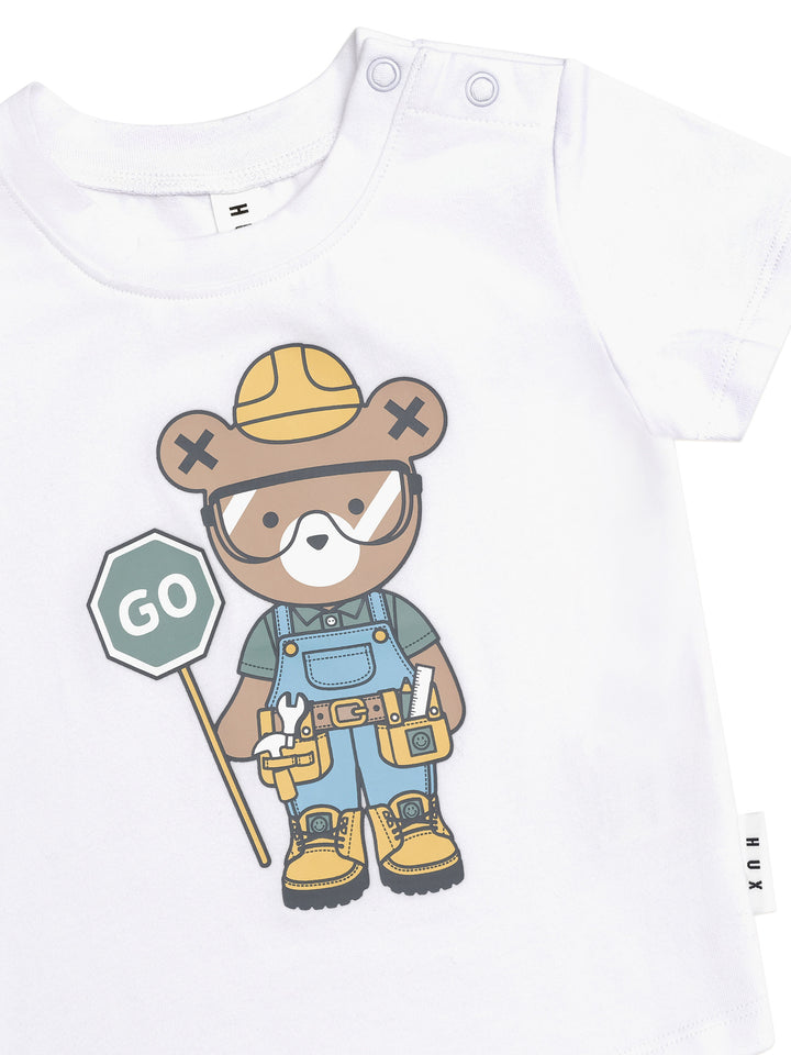 Huxbaby Roadworks Hux T-Shirt - White