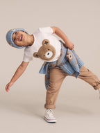 Huxbaby White Furry Huxbear T-Shirt