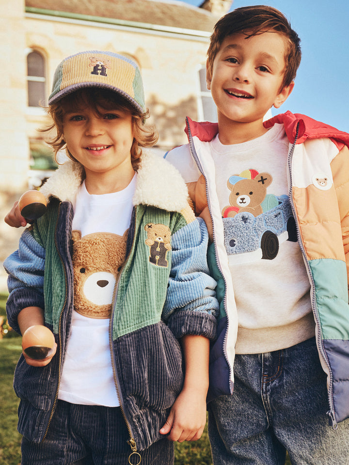 Huxbaby White Furry Huxbear T-Shirt