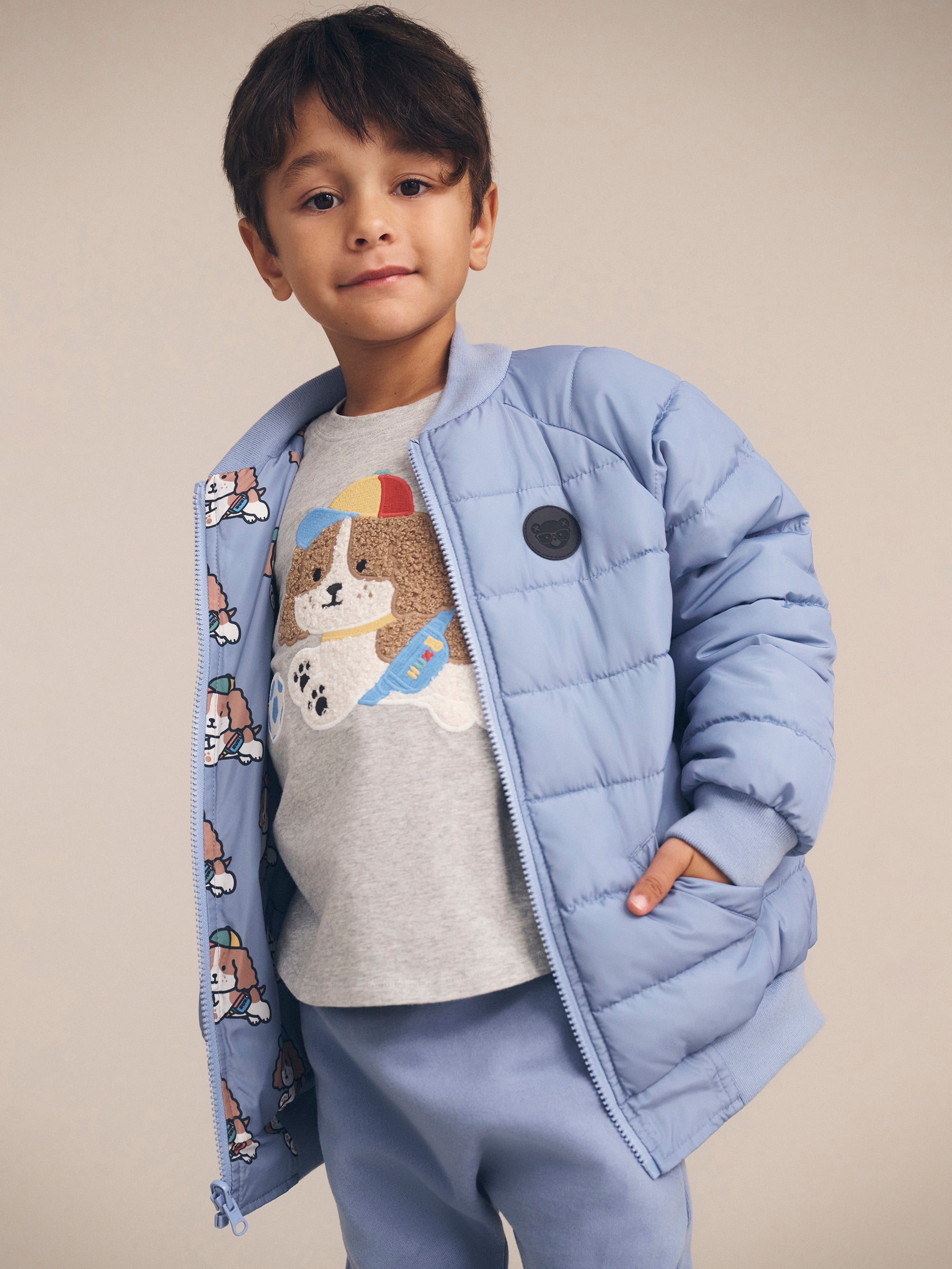 Huxbaby Happy Pup Top