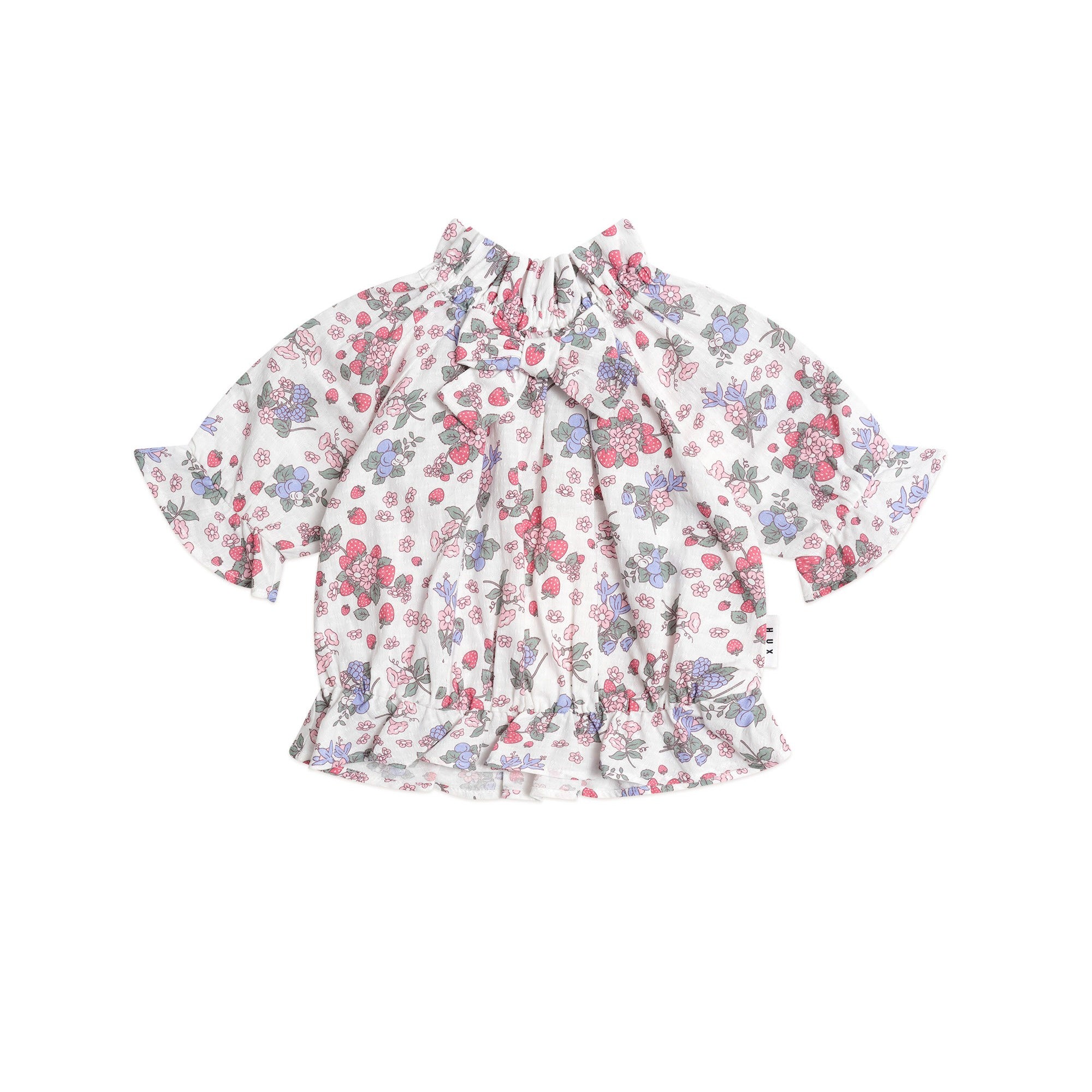 Huxbaby Strawberry Garden Pussybow Blouse