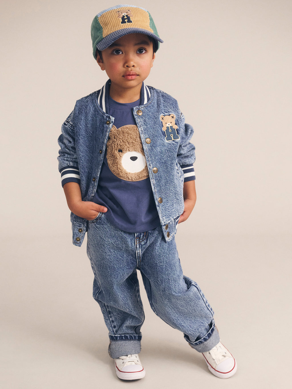 Huxbaby Midnight Furry Huxbear Top