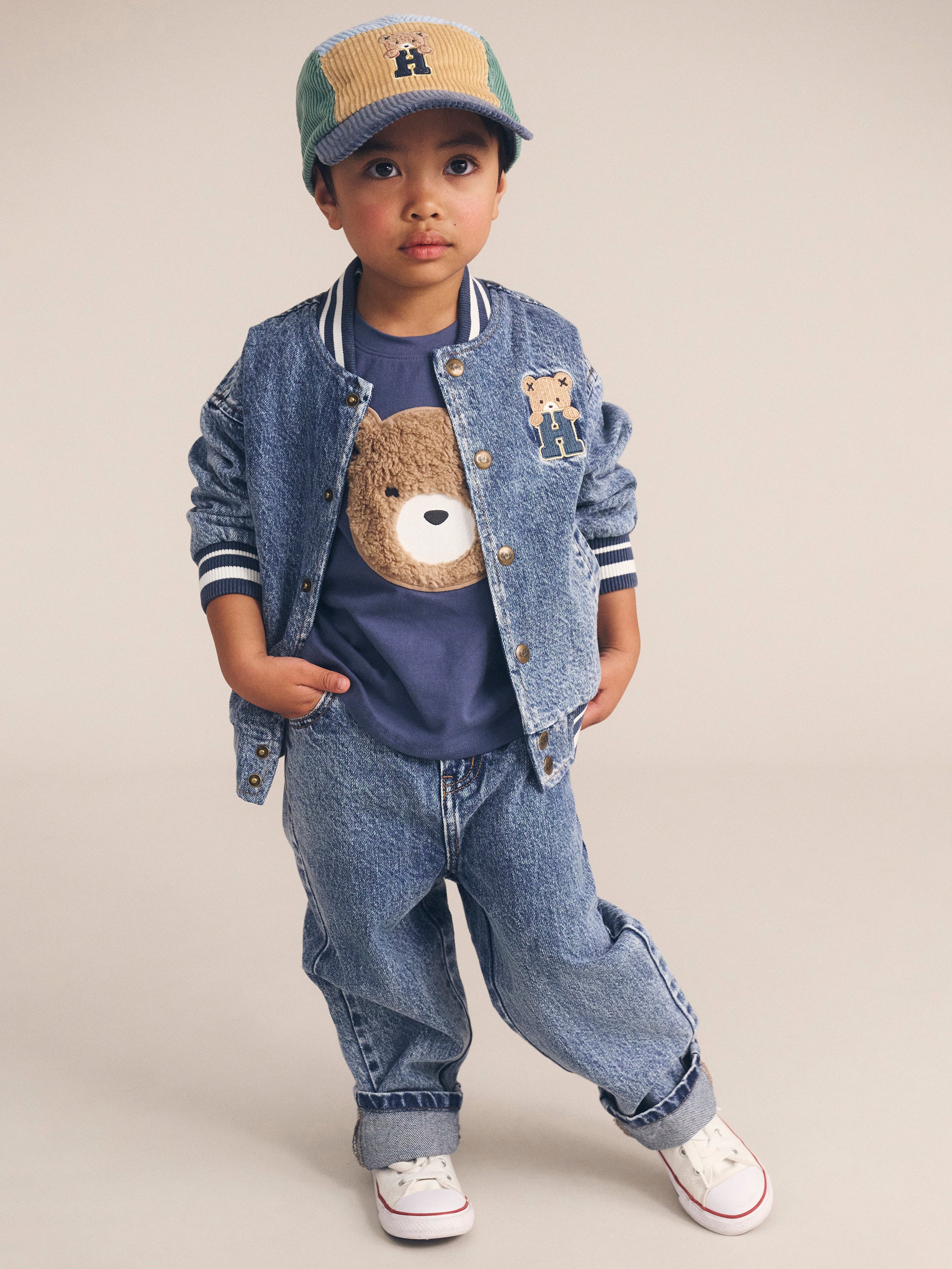 Huxbaby Midnight Furry Huxbear Top