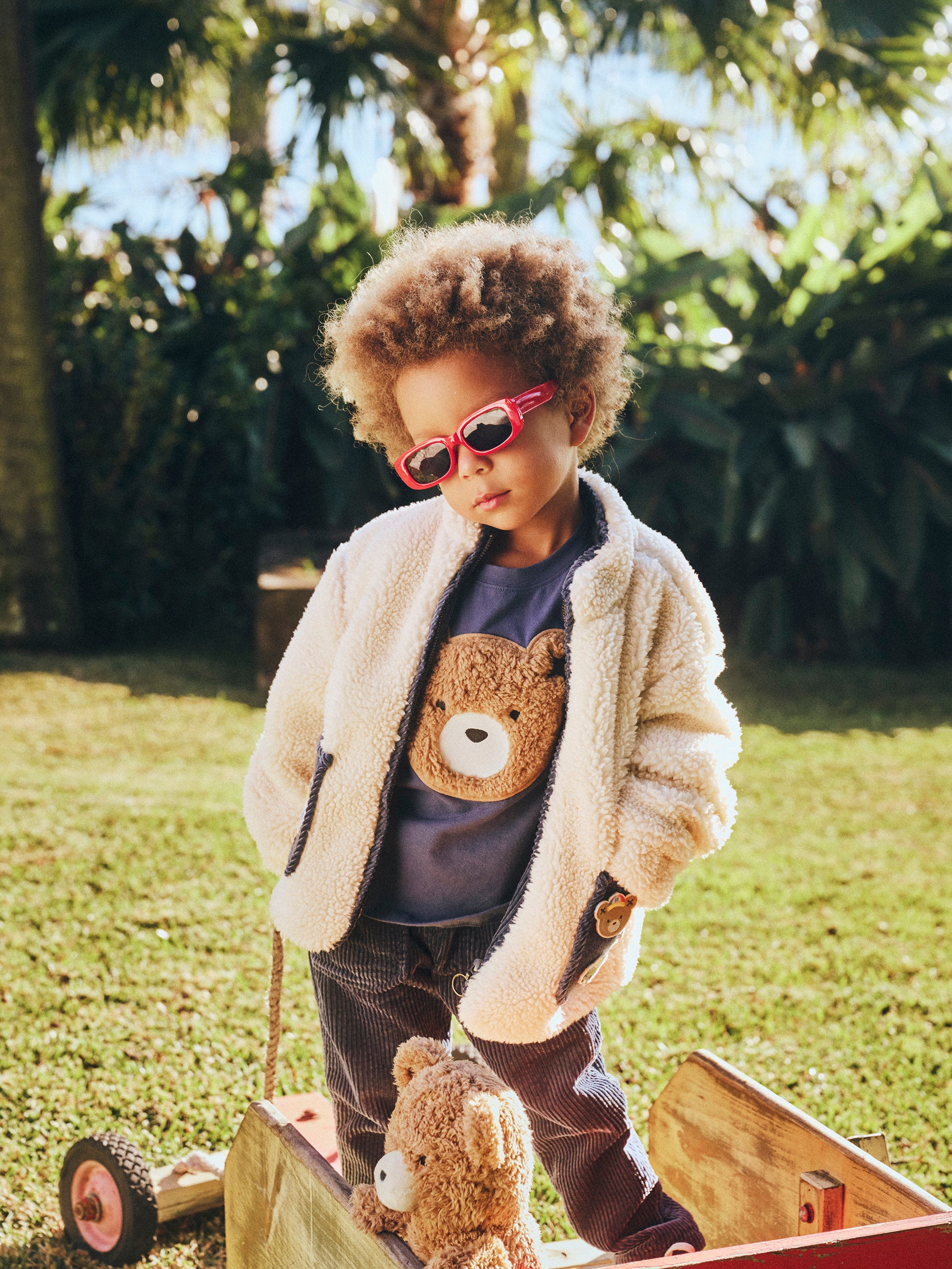 Huxbaby Midnight Furry Huxbear Top