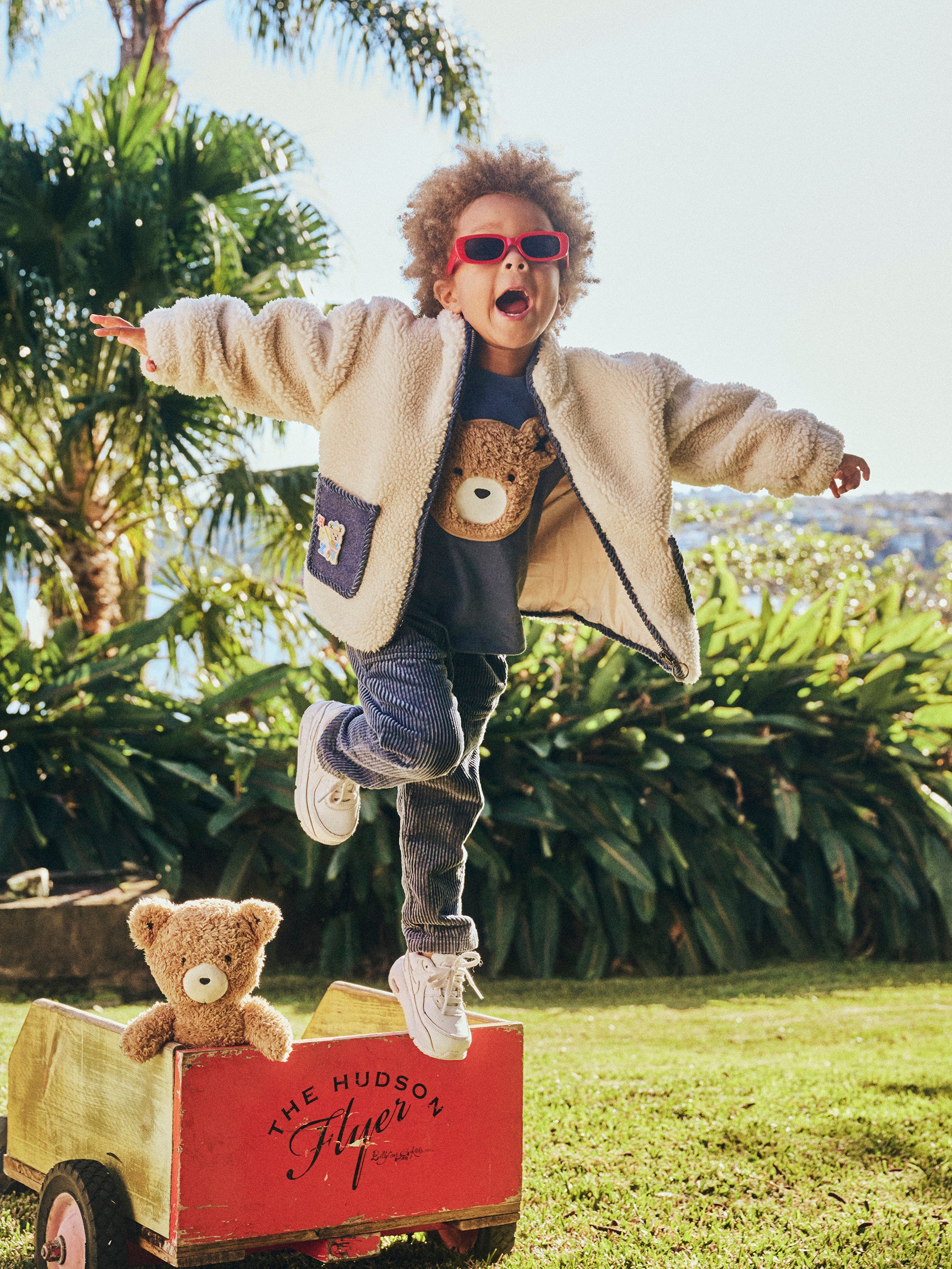 Huxbaby Midnight Furry Huxbear Top