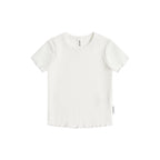 Rib Tee Almond Milk