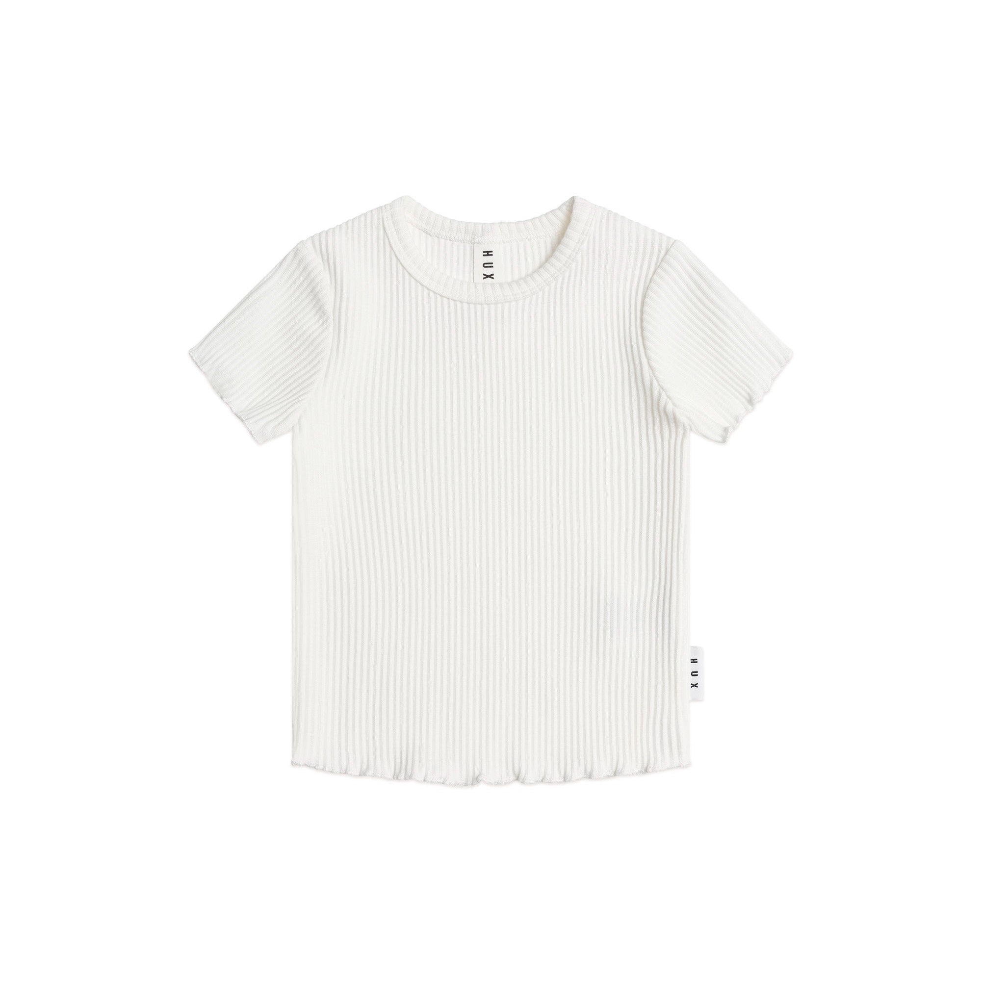Huxbaby Rib Tee Almond Milk