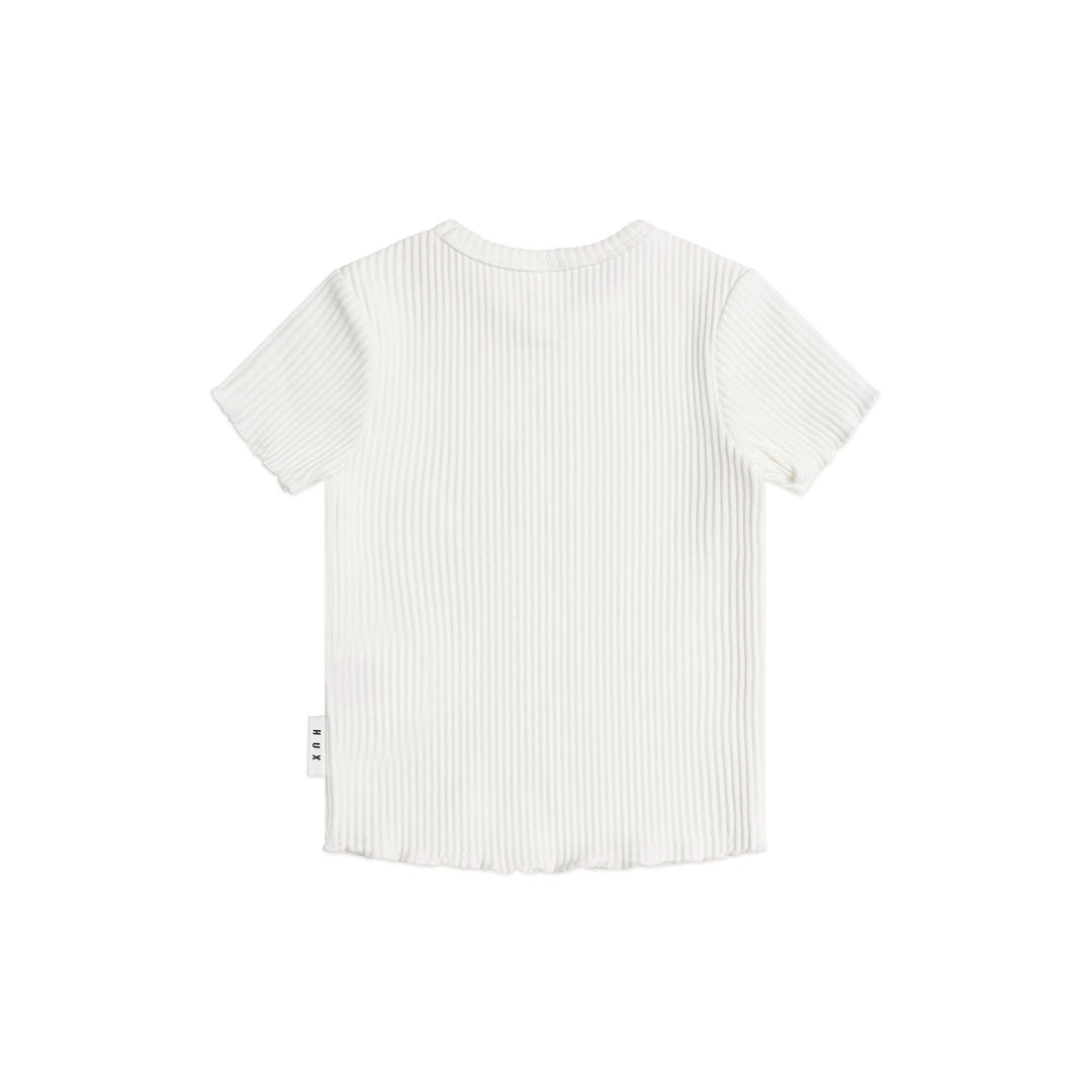 Huxbaby Rib Tee Almond Milk