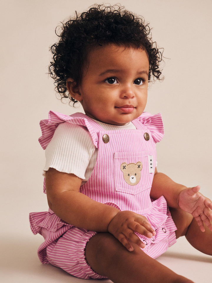 Huxbaby Rib Tee Almond Milk
