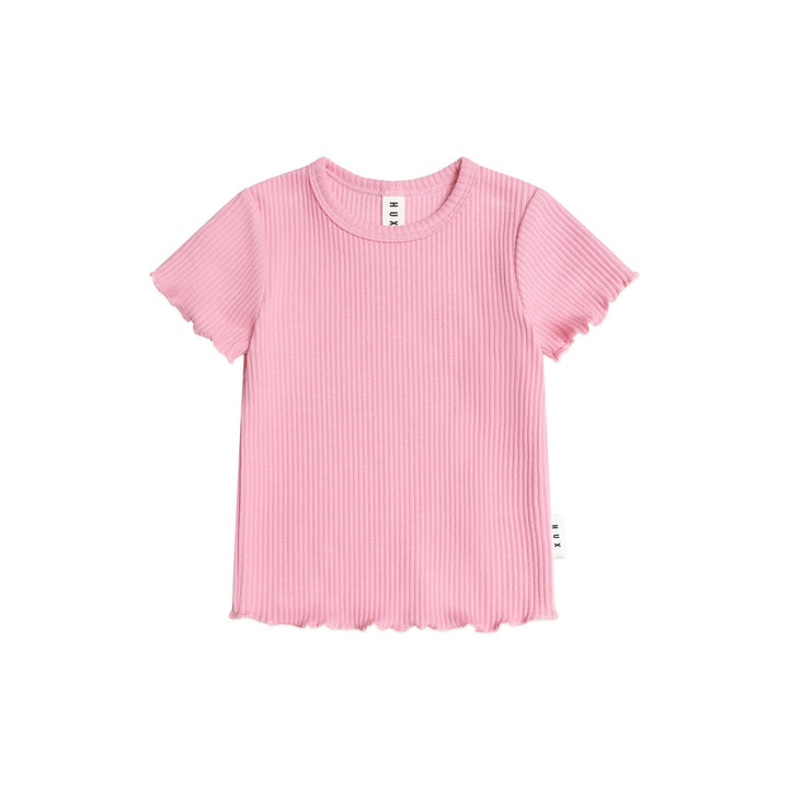 Huxbaby Pink Rib Tee