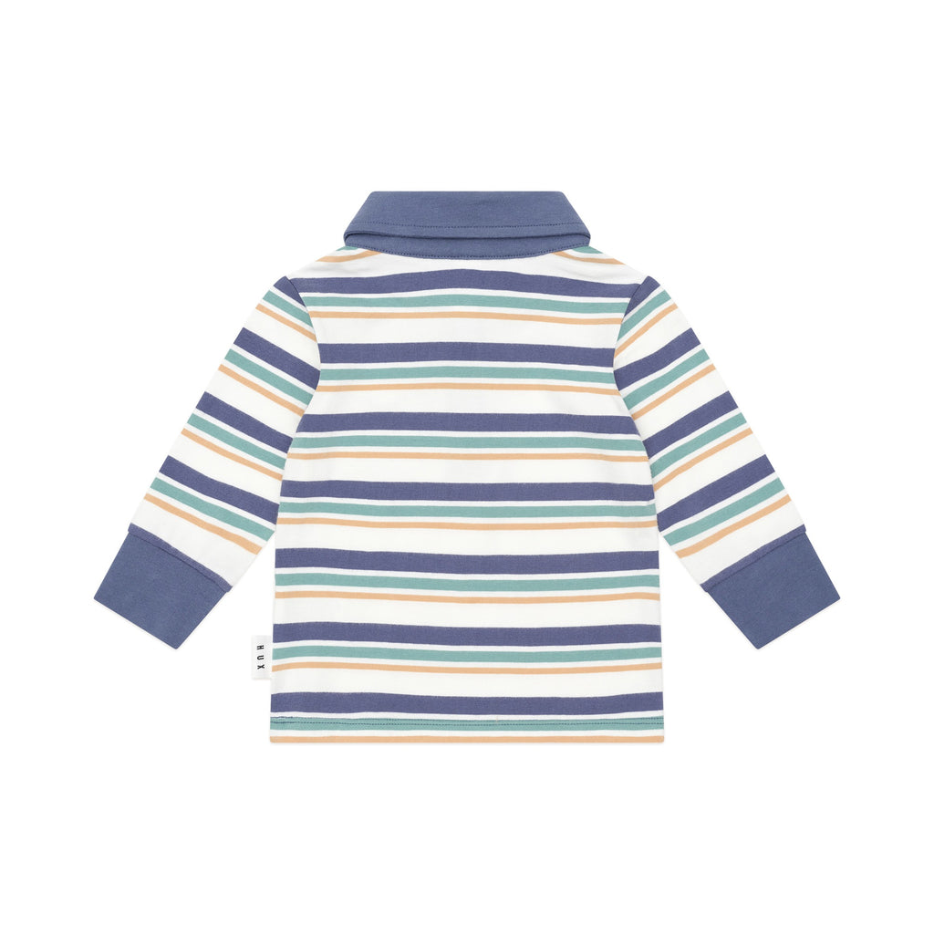Huxbaby Multi Stripe Hiding Hux Polo