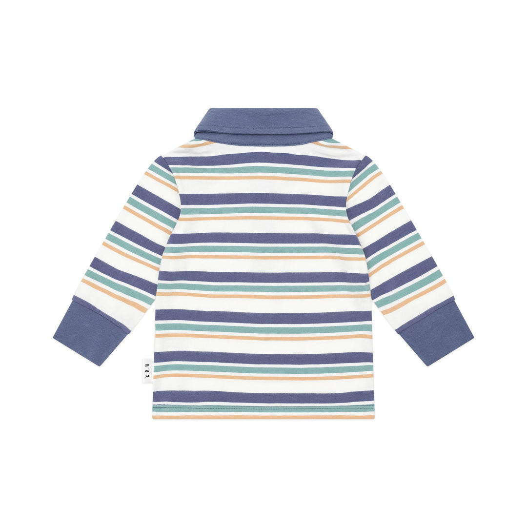 Huxbaby Multi Stripe Hiding Hux Polo