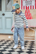Huxbaby Multi Stripe Hiding Hux Polo