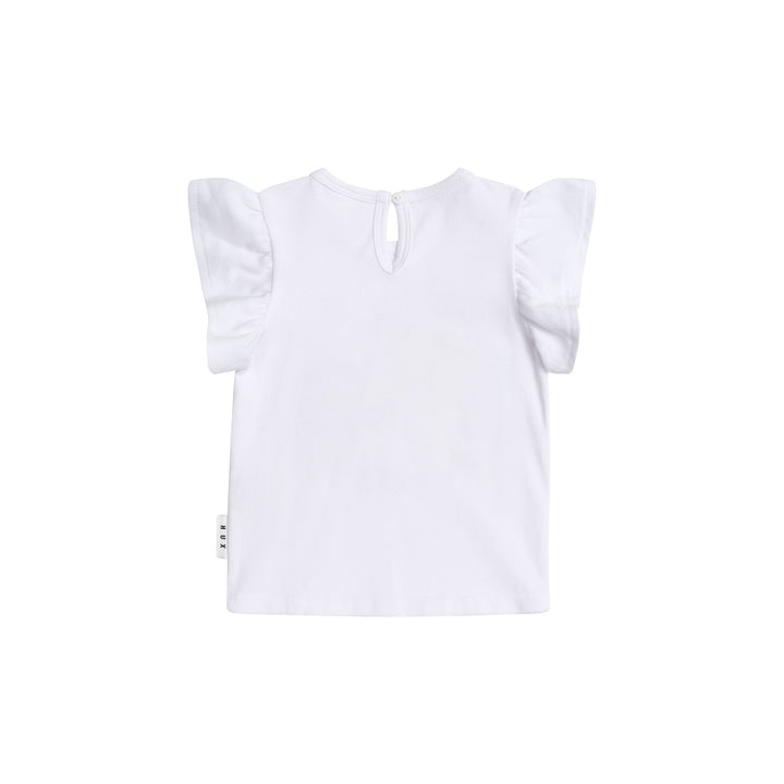 Huxbaby Tutti Frutti Unicorn Frill Tee