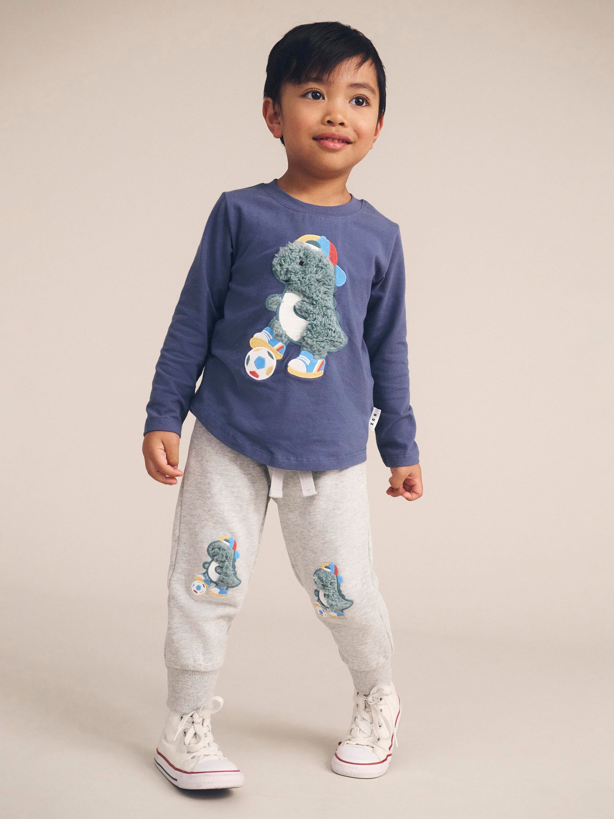 Huxbaby Soccersaurus Midnight Top